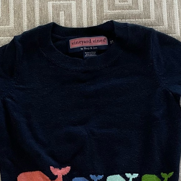 Vintage Vineyard Vines Cotton/Cashmere Sweater. Size 2T. - Picture 3 of 6